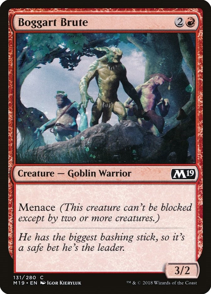 Image for Boggart Brute (Core Set 2019) (131) - Magic: The Gathering