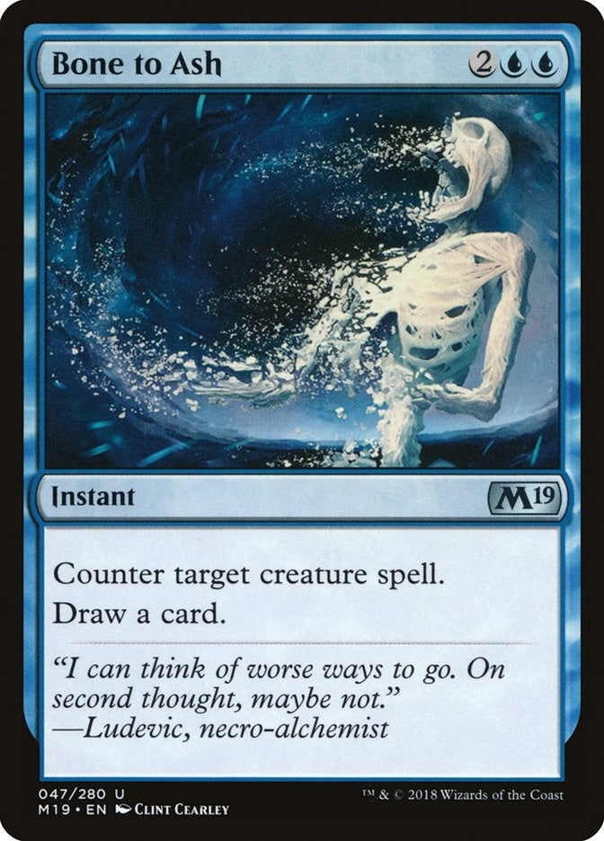 Image for Bone to Ash (Core Set 2019) (47) - Magic: The Gathering