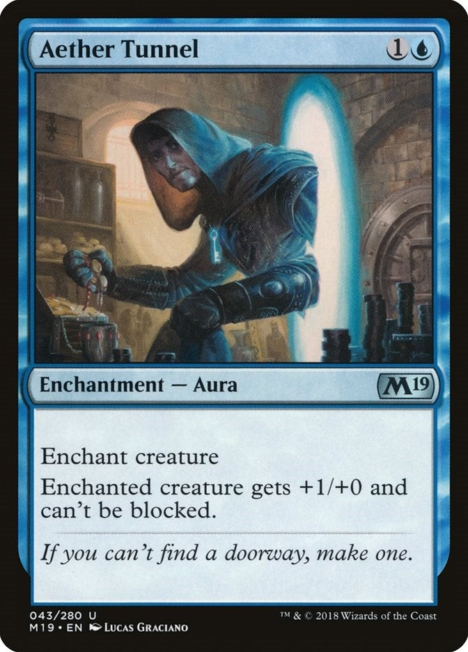 Image for Aether Tunnel (Core Set 2019) (43) - Magic: The Gathering