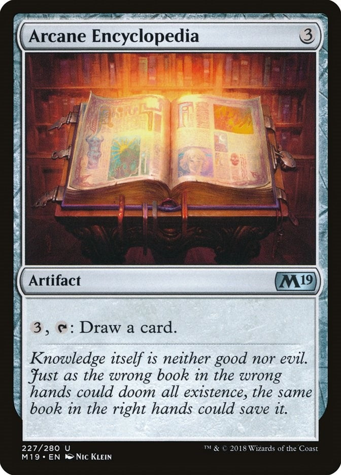 Image for Arcane Encyclopedia (Core Set 2019) (227) - Magic: The Gathering