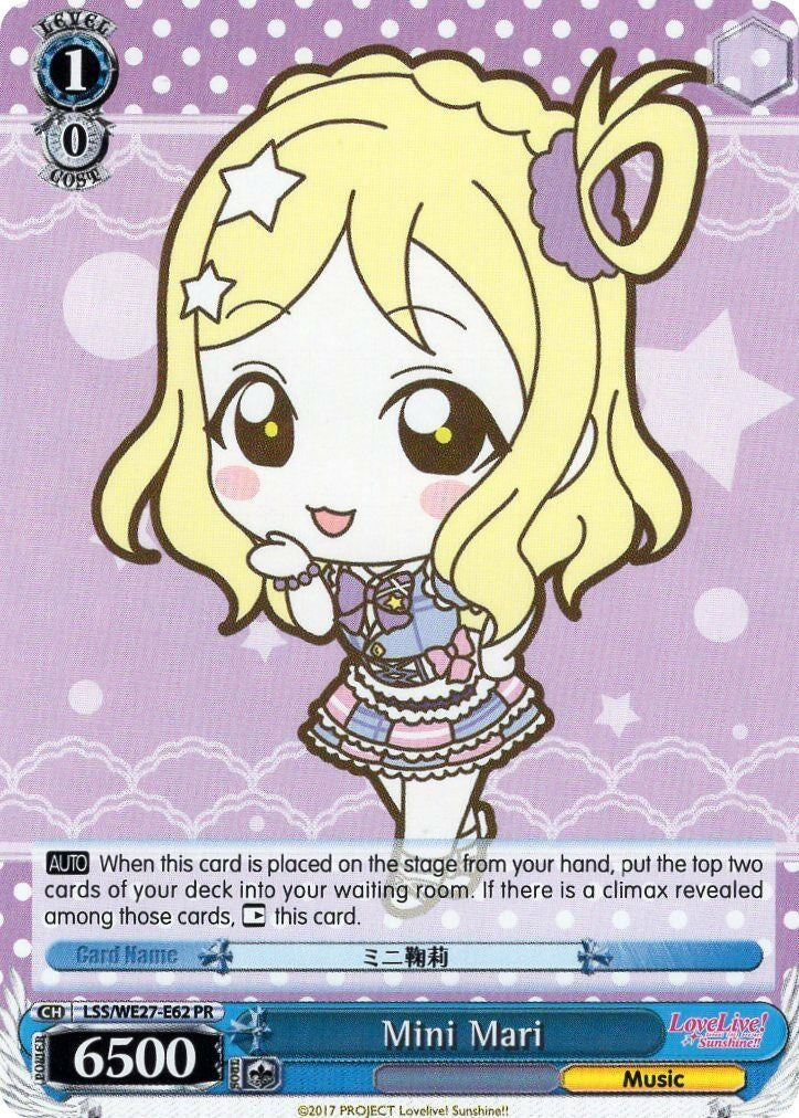 Image for Mini Mari (Love Live! Sunshine!! Extra Booster) (LSS/WE27-E62 PR) - Weiss Schwarz