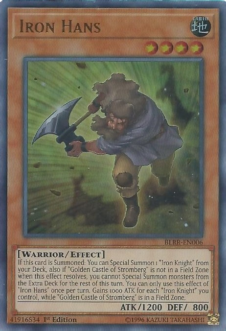 Image for Iron Hans (Battles of Legend: Relentless Revenge) (BLRR-EN006) - YuGiOh
