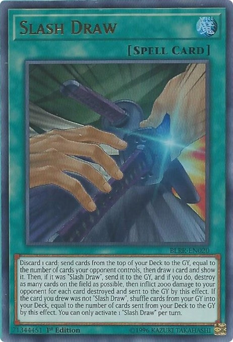 Image for Slash Draw (Battles of Legend: Relentless Revenge) (BLRR-EN020) - YuGiOh