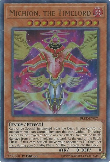Image for Michion, the Timelord (Battles of Legend: Relentless Revenge) (BLRR-EN021) - YuGiOh