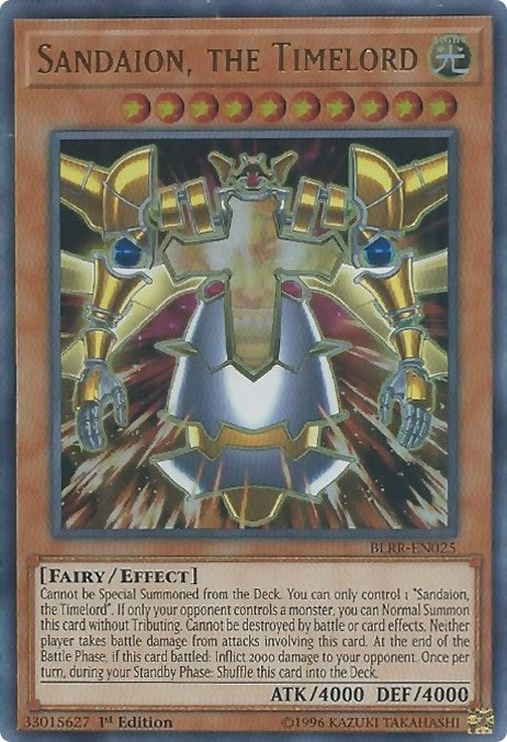 Image for Sandaion, the Timelord (Battles of Legend: Relentless Revenge) (BLRR-EN025) - YuGiOh