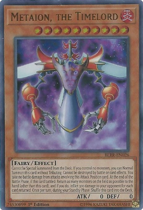 Image for Metaion, the Timelord (Battles of Legend: Relentless Revenge) (BLRR-EN026) - YuGiOh