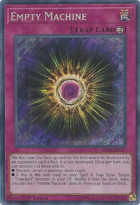 Image for Empty Machine (Battles of Legend: Relentless Revenge) (BLRR-EN027) - YuGiOh