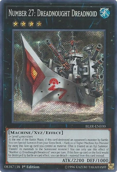 Image for Number 27: Dreadnought Dreadnoid (Battles of Legend: Relentless Revenge) (BLRR-EN030) - YuGiOh
