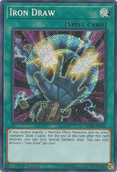 Image for Iron Draw (Battles of Legend: Relentless Revenge) (BLRR-EN034) - YuGiOh