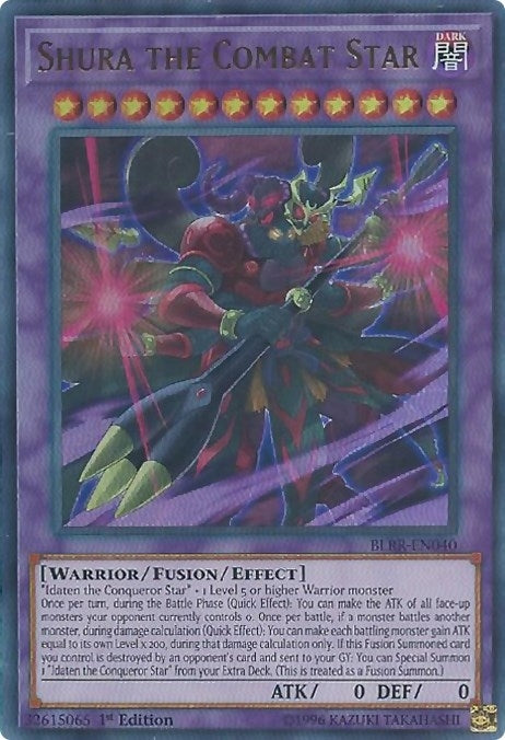 Image for Shura the Combat Star (Battles of Legend: Relentless Revenge) (BLRR-EN040) - YuGiOh