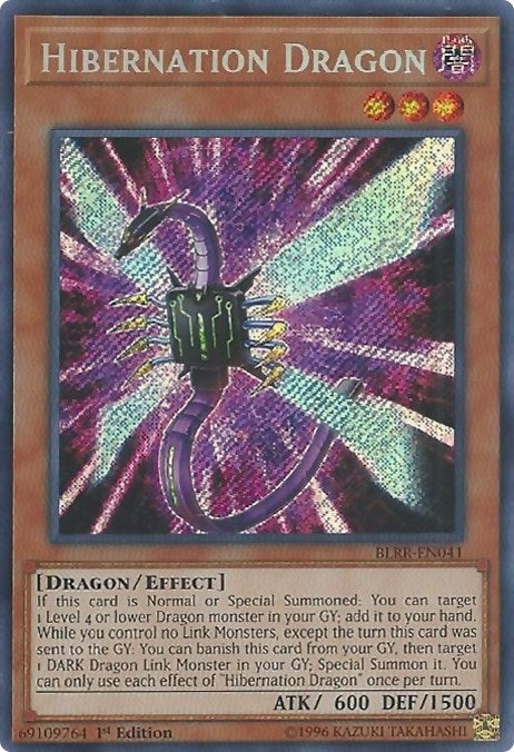 Image for Hibernation Dragon (Battles of Legend: Relentless Revenge) (BLRR-EN041) - YuGiOh