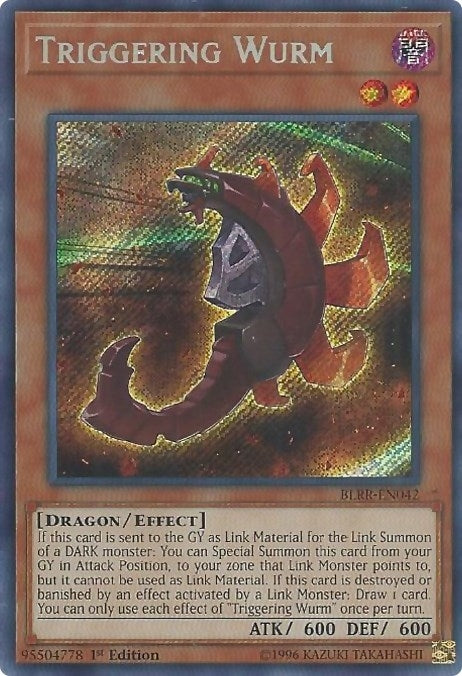 Image for Triggering Wurm (Battles of Legend: Relentless Revenge) (BLRR-EN042) - YuGiOh