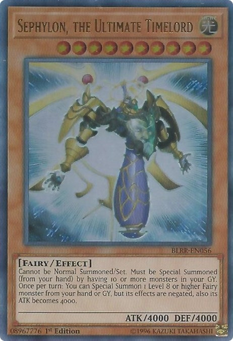 Image for Sephylon, the Ultimate Timelord (Battles of Legend: Relentless Revenge) (BLRR-EN056) - YuGiOh