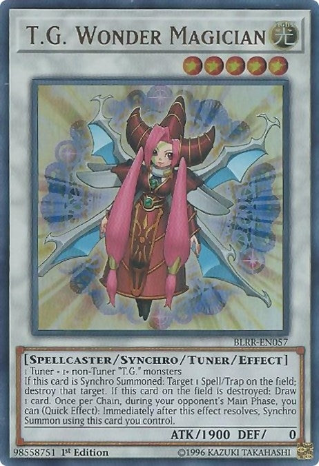 Image for T.G. Wonder Magician (Battles of Legend: Relentless Revenge) (BLRR-EN057) - YuGiOh