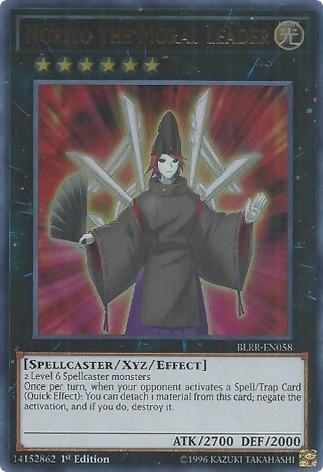 Image for Norito the Moral Leader (Battles of Legend: Relentless Revenge) (BLRR-EN058) - YuGiOh