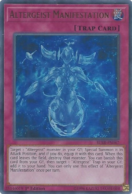 Image for Altergeist Manifestation (Battles of Legend: Relentless Revenge) (BLRR-EN067) - YuGiOh