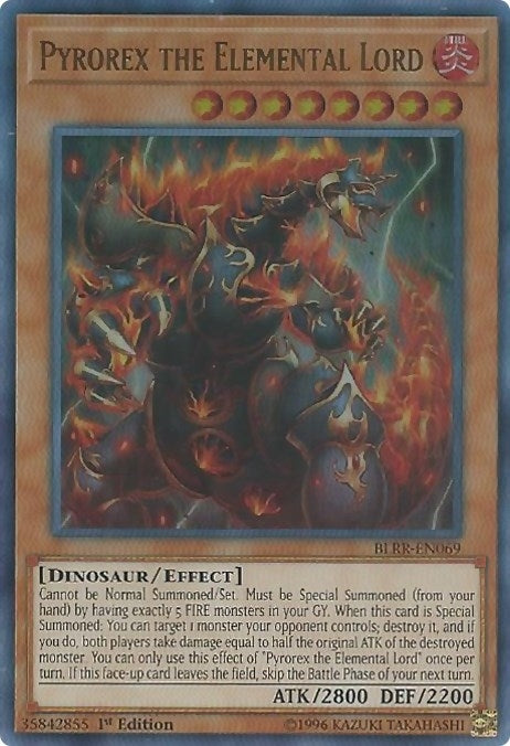 Image for Pyrorex the Elemental Lord (Battles of Legend: Relentless Revenge) (BLRR-EN069) - YuGiOh
