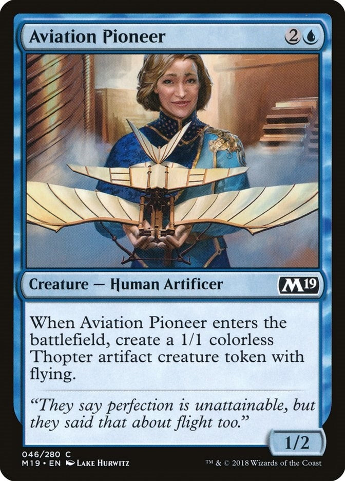 Image for Aviation Pioneer (Core Set 2019) (46) - Magic: The Gathering