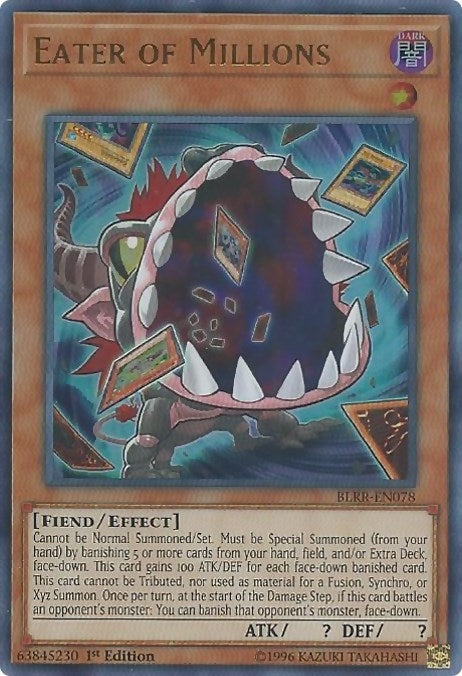 Image for Eater of Millions (Battles of Legend: Relentless Revenge) (BLRR-EN078) - YuGiOh