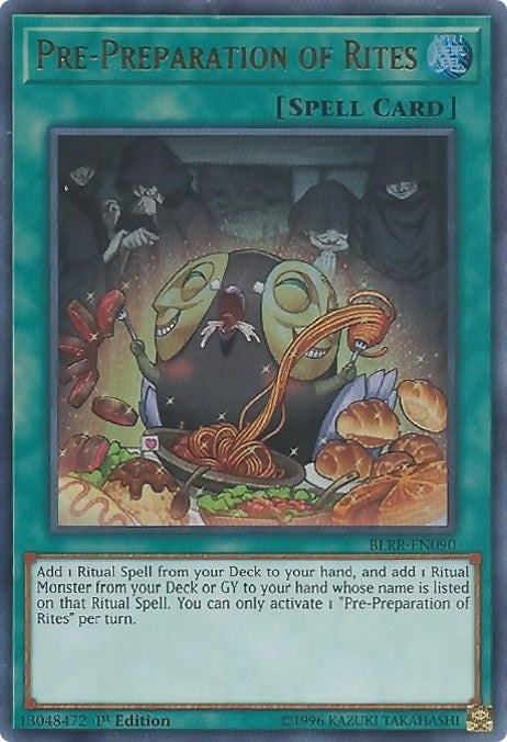 Image for Pre-Preparation of Rites (Battles of Legend: Relentless Revenge) (BLRR-EN090) - YuGiOh