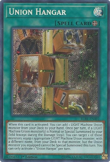 Image for Union Hangar (Battles of Legend: Relentless Revenge) (BLRR-EN092) - YuGiOh