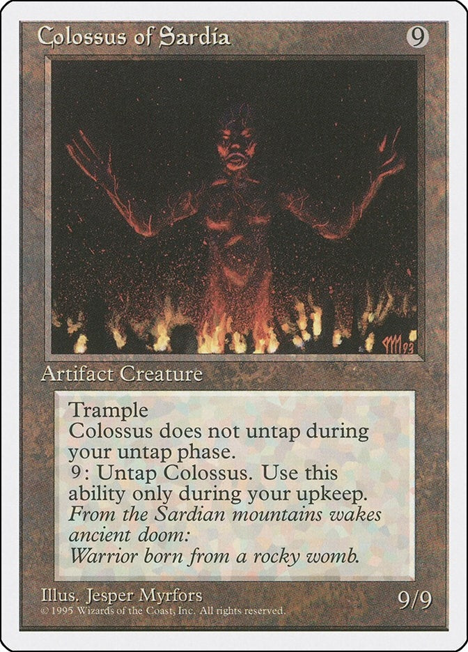 Image for Colossus of Sardia (Fourth Edition) - Magic: The Gathering