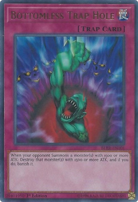 Image for Bottomless Trap Hole (Battles of Legend: Relentless Revenge) (BLRR-EN101) - YuGiOh