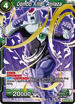 Image for Combo Killer Anilaza (Colossal Warfare) (BT4-067) - Dragon Ball Super: Masters