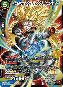 Image for Absolute Space SS3 Trunks (Colossal Warfare) (BT4-101) - Dragon Ball Super: Masters