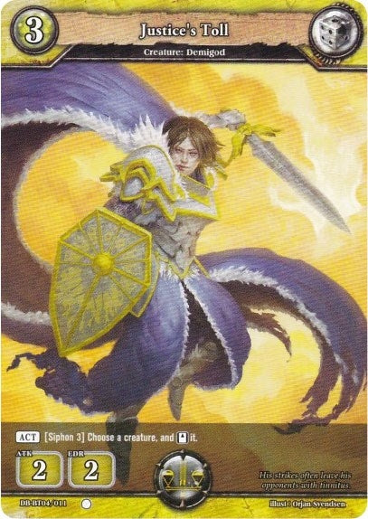 Image for Justice's Toll (Surge of Titans) (DB-BT04/011) - Dragoborne