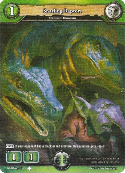 Image for Snarling Raptos (Surge of Titans) (DB-BT04/028) - Dragoborne