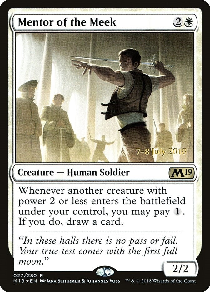 Image for Mentor of the Meek (Prerelease Cards) (27) - Magic: The Gathering