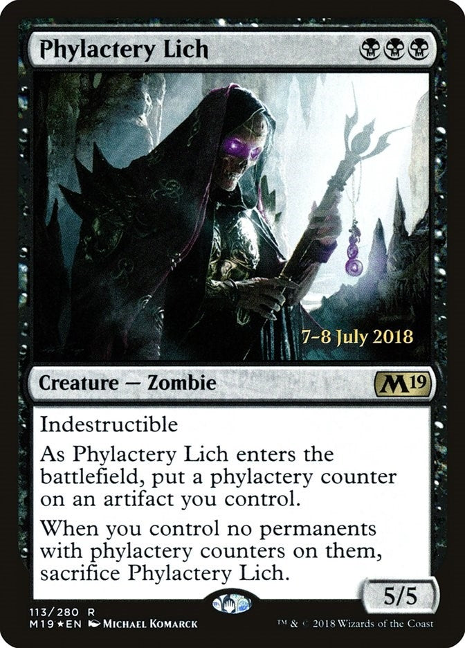 Image for Phylactery Lich (Prerelease Cards) (113) - Magic: The Gathering