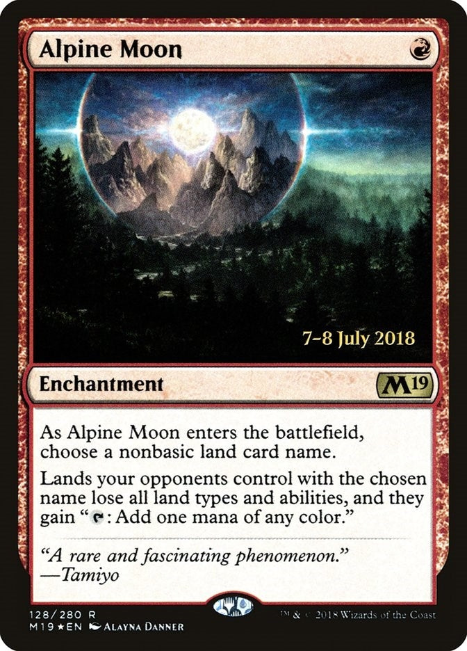 Image for Alpine Moon (Prerelease Cards) (128) - Magic: The Gathering
