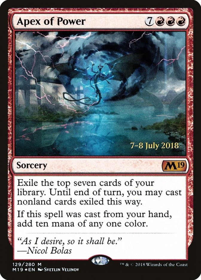Image for Apex of Power (Prerelease Cards) (129) - Magic: The Gathering