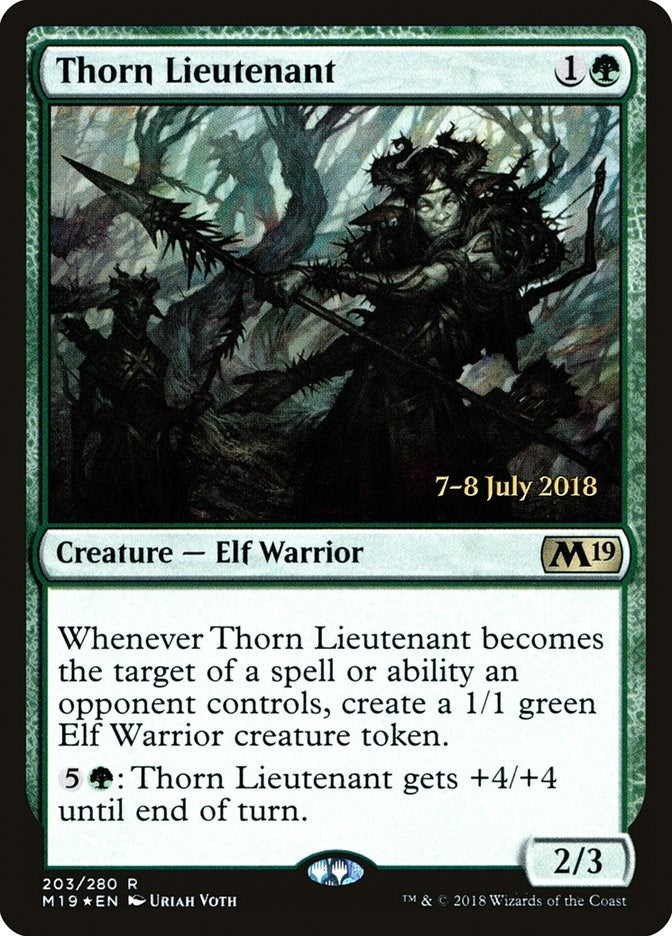 Image for Thorn Lieutenant (Prerelease Cards) (203) - Magic: The Gathering