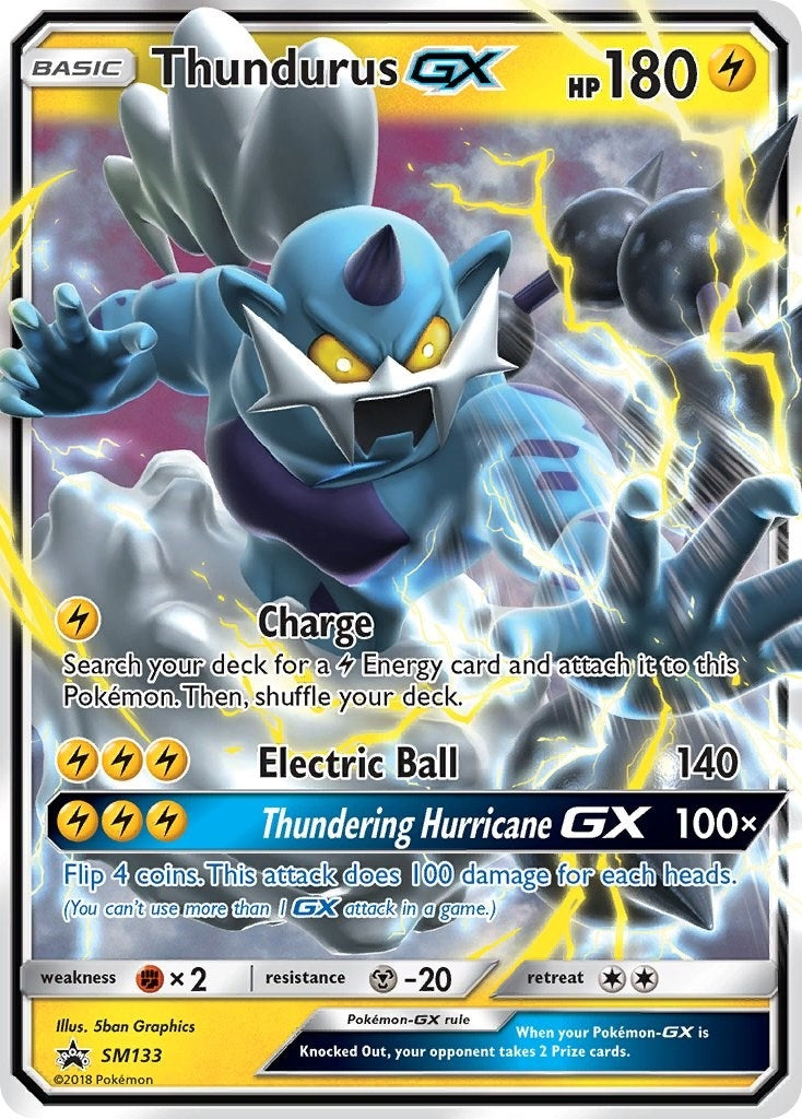 Image for Thundurus GX - SM133 (SM Promos) (SM133) - Pokemon