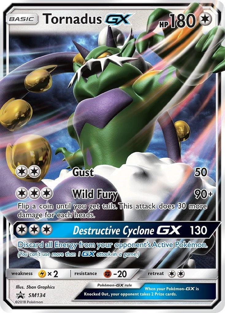 Image for Tornadus GX - SM134 (SM Promos) (SM134) - Pokemon