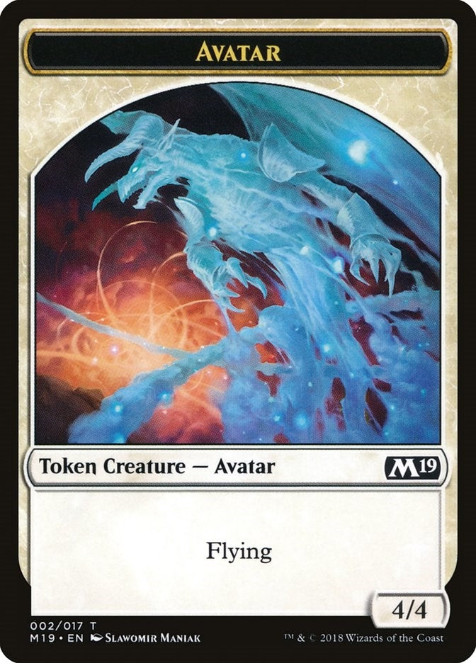Image for Avatar Token (Core Set 2019) (2) - Magic: The Gathering
