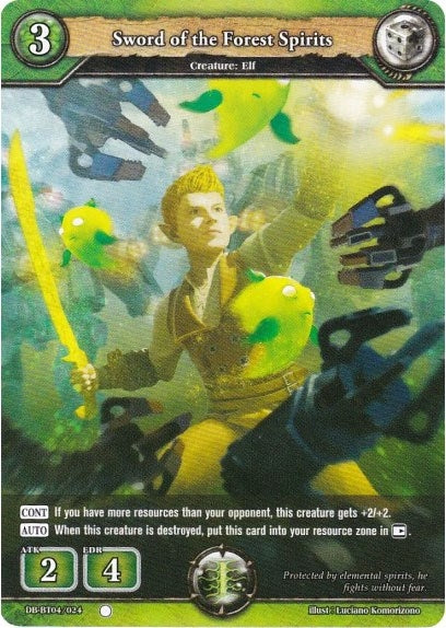Image for Sword of the Forest Spirits (Surge of Titans) (DB-BT04/024) - Dragoborne