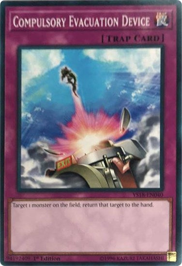 Image for Compulsory Evacuation Device (Starter Deck: Codebreaker) (YS18-EN040) - YuGiOh