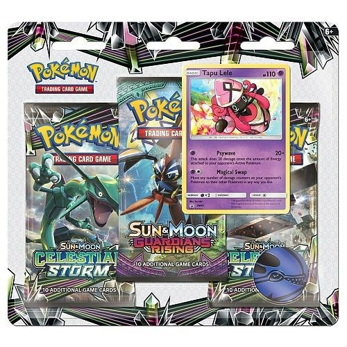 Image for Celestial Storm 3 Pack Booster Blister [Tapu Lele] - Pokemon