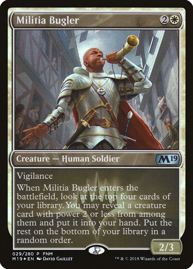 Image for Militia Bugler (FNM Promos) (29) - Magic: The Gathering