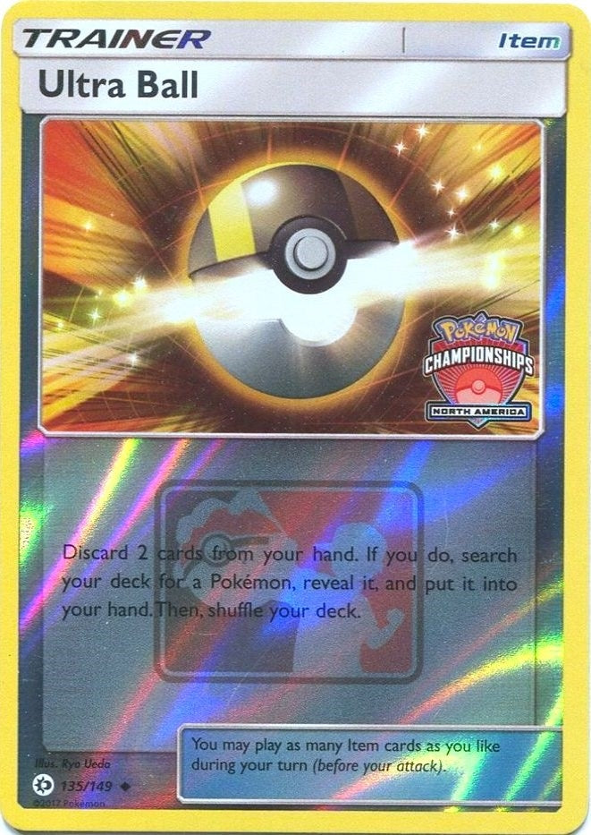 Image for Ultra Ball - 135/149 (North America Championships) (League & Championship Cards) (135/149) - Pokemon