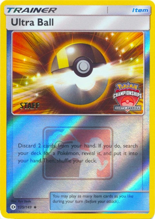Image for Ultra Ball - 135/149 (North America Championships) [Staff] (League & Championship Cards) (135/149) - Pokemon