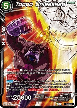 Image for Toppo Unleashed (Expansion Deck Box Set 03: Ultimate Box) (EX03-30) - Dragon Ball Super: Masters