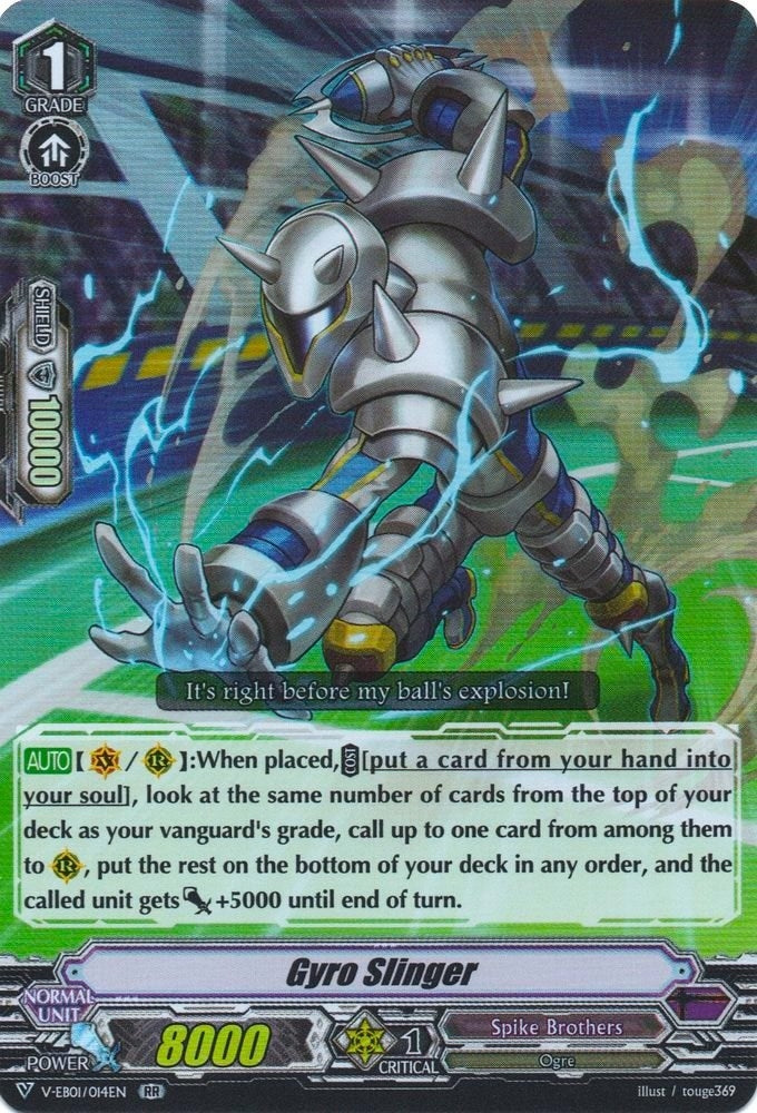 Image for Gyro Slinger (V-EB01: The Destructive Roar) (V-EB01/014EN) - Cardfight Vanguard