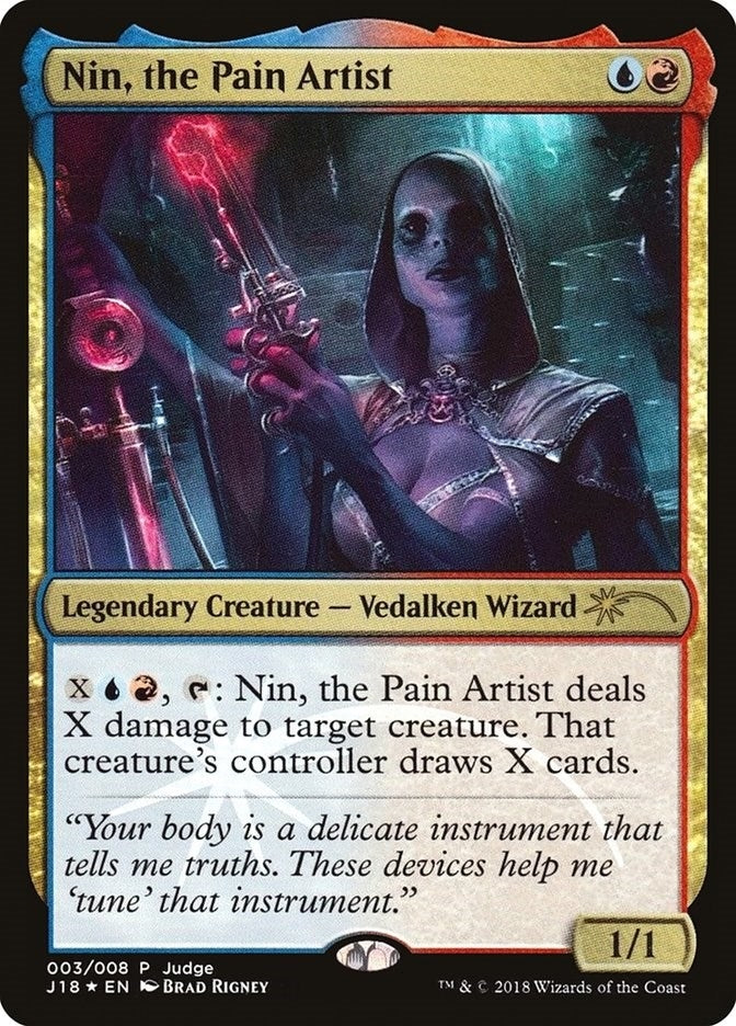 Image for Nin, the Pain Artist (Judge Promos) (3) - Magic: The Gathering