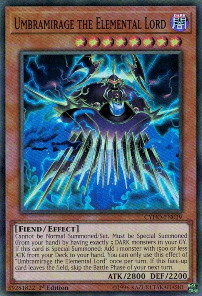 Image for Umbramirage the Elemental Lord (Cybernetic Horizon) (CYHO-EN019) - YuGiOh