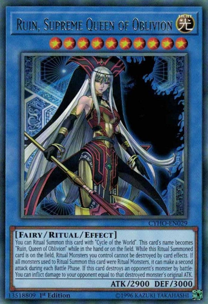 Image for Ruin, Supreme Queen of Oblivion (Cybernetic Horizon) (CYHO-EN029) - YuGiOh